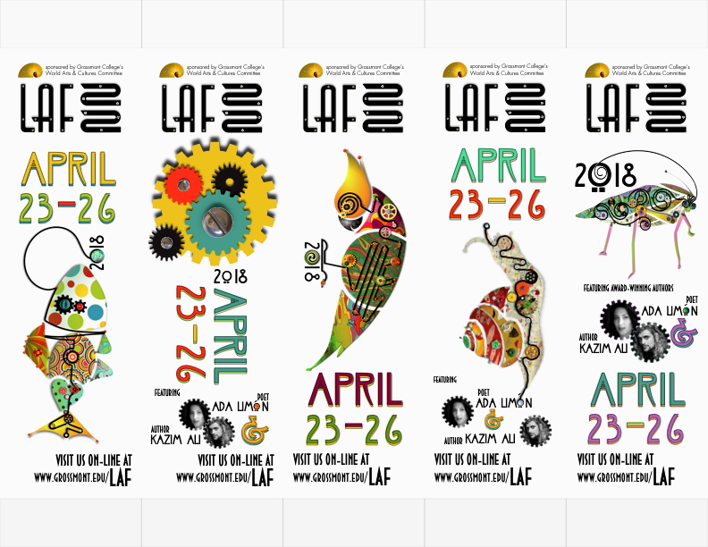 LAF 2018 bookmarks obverse